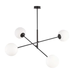 LAINA lampa wisząca, moc max.4x40W, E14, czarno-biała