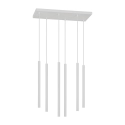 HARMONI lampa wisząca, moc max.6x20W, G9, biała