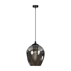 IRIS lampa wisząca, moc max.60W, E27, czarno-grafitowa