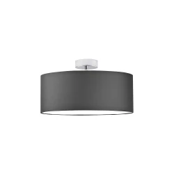 ROLLO lampa wisząca, moc max. 1x60W, szara, krótka
