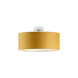 ROLLO lampa wisząca, moc max. 1x60W, musztardowa, krótka