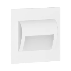 DRACO LED NEW 1,5W, oprawa schodowa podtynkowa, 12VDC, 30lm, 4000K, biała, innowacyjny sposób montażu,AD-OS-6164L4/W