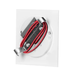 DRACO LED NEW 1,5W, oprawa schodowa podtynkowa, 12VDC, 30lm, 4000K, biała, innowacyjny sposób montażu,AD-OS-6164L4/W