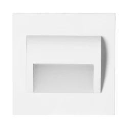 DRACO LED NEW 1,5W, oprawa schodowa podtynkowa, 12VDC, 30lm, 6000K, biała, innowacyjny sposób montażu,AD-OS-6164L6/W
