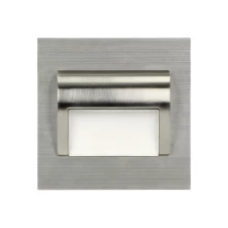 DRACO LED NEW 1,5W, oprawa schodowa podtynkowa, 12VDC, 30lm, 6000K, satyna, innowacyjny sposób montażu,AD-OS-6164L6/N