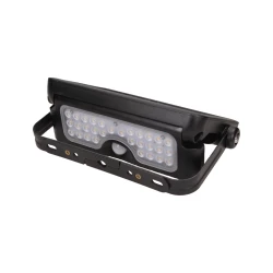 LUX LED 5W, naświetlacz solarny z czujnikiem ruchu 500lm, IP65, 4000K, 2x1500mAh, czarny,AD-SL-6108BLR4