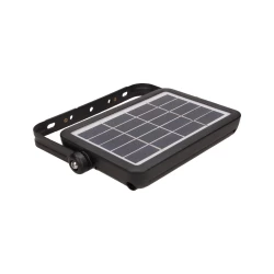 LUX LED 5W, naświetlacz solarny z czujnikiem ruchu 500lm, IP65, 4000K, 2x1500mAh, czarny,AD-SL-6108BLR4
