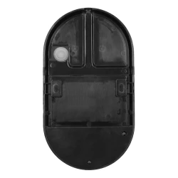 NEFRYT LED 10W, oprawa ogrodowa z czujnikiem ruchu, 800lm, IP54, 4000K, czarna,AD-OP-6110BLPMR4