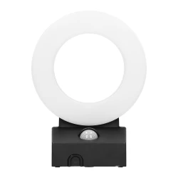HOWLIT LED 20W, oprawa ogrodowa z czujnikiem ruchu, 1800lm, IP65, 4000K, czarna