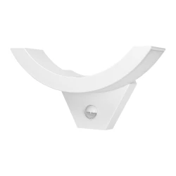 SPINEL LED 10W, oprawa ogrodowa z czujnikiem ruchu 140, 800lm, IP54, 4000K, IK10, biała,AD-OP-6119WLPMR4