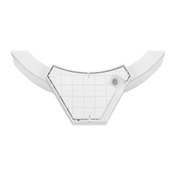 SPINEL LED 10W, oprawa ogrodowa z czujnikiem ruchu 140, 800lm, IP54, 4000K, IK10, biała,AD-OP-6119WLPMR4