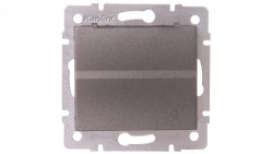 LOGI Gniazdo z uziemieniem IP44 Schuko śrubowe grafit 16A 250V 021230141 25264