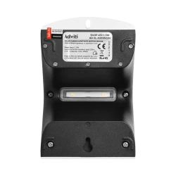 SILOE LED 1,5W, lampa solarna z czujnikiem ruchu 120st, 190lm, IP65, 4000K, 1200mAh, podwójne źródło światła, bia,AD-SL-6083WLR4
