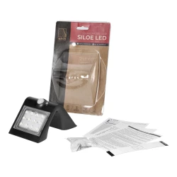 Pobierz kartę katalogową Stany magazynowe PL SILOE LED 1,5W, lampa solarna z czujnikiem ruchu 120st, 190lm, IP,AD-SL-6083BLR4