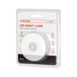 Lampka nocna LED z czujnikiem ruchu, z funkcją korytarzową 0,2W/3W, 200lm,LA-4