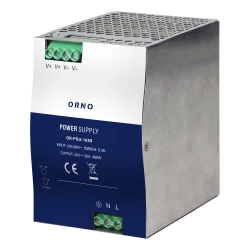 Zasilacz przemysłowy, na szynę DIN, 24VDC, 20A, 480W, w metalowej obudowie