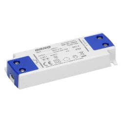 Zasilacz płaski do LED 12VDC 15W, IP20 , wysokość 16,5mm,OR-ZL-1650