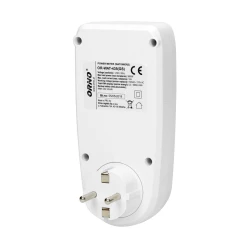 Watomierz, kalkulator energii z wyświetlaczem LCD, wersja schuko OR-WAT-435(GS)