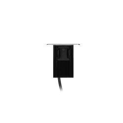 Gniazdo meblowe wysuwane z blatu z płaskim frezowanym rantem, ładowarką USB i przewodem 2m, 3x2P+Z (Schuko),,OR-GM-9014(GS)/B-G