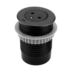 Gniazdo wpuszczane w blat 2P+Z z systemem EasyEject, USB 3.0, 1,5m + przejściówka do USB