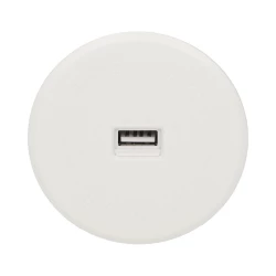 Ładowarka bezprzewodowa do Smartfona z portem USB biała OR-AE-1367/W