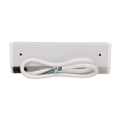 Gniazdo meblowe 3x2P+Z (Schuko), biało-srebrne,OR-GM-9001/W-G(GS)