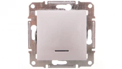 ASFORA Łącznik schod. z podśw. (śrub.) bez ramki aluminium EPH1500361