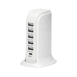 Stacja ładująca 5 x USB A, 1 x USB C 5V DC / 6A,CS-1