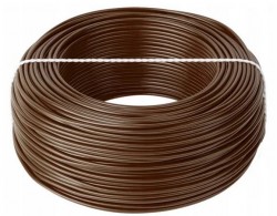 Przewód LGY-2,5mm2 450/750V H07V-K brązowy
