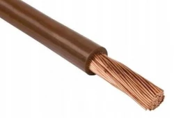 Przewód LGY-1,5mm2 450/750V H07V-K brązowy