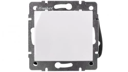 DOMO Gniazdo z uziemieniem IP44 Schuko śrubowe 16A 250V biały 011230102 24731