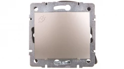 DOMO Gniazdo IP44 śrubowe 16A 250V szampański 011560150 25028