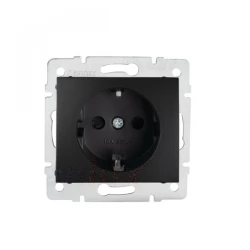 Gniazdo zasilające pojedyncze Schuko DOMO 01-1220-142 cm