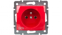 DOMO Gniazdo pojedyncze (DATA) śrubowe 16A 250V czerwony 011252134 24736