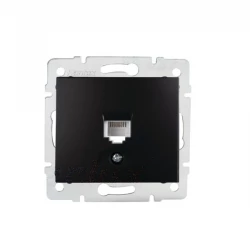 Gniazdo komputerowe pojedyncze (RJ45Cat 6 Jack) DOMO 01-1400-042 cm