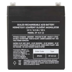 Akumulator AGM 12V 4,5Ah faston 4,7 B9653