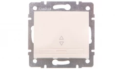 DOMO Łącznik schodowy szybkozłączka 10AX 250V kremowy 011050203 24777