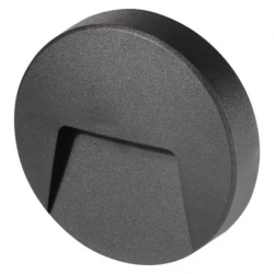 Orientacyjna oprawa LED DIRBI 3W NW IP65 naścienna, okrągła ZC0113