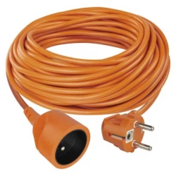 Przedłużacz ogrodowy 20m 1-gniazdo / pomarańczowy / 3x1,5mm2 P01120