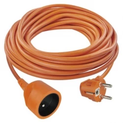 Przedłużacz ogrodowy 25m 1-gniazdo / pomarańczowy / 3x1,5mm2 P01125
