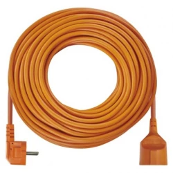 Przedłużacz ogrodowy 30m 1-gniazdo / pomarańczowy / PVC / 3x1,5 mm2 P01130