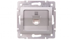 LOGI Gniazdo komputerowe pojedyncze (RJ45Cat 6 Jack) Srebrny 021400043 25227