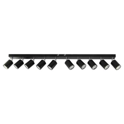 DOA oprawa ścienno-sufitowa, moc max. 10x50W, GU10, IP20, czarna