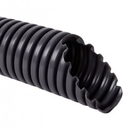 Rura elektroinstalacyjna karbowana samogasnąca fi32,4/40mm szara SUPERFLEX 1240 HFPP L50 750N (50m) 1240HFPP_L50