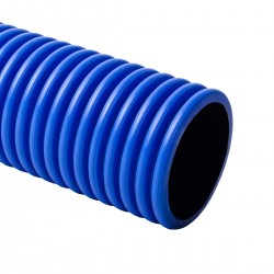 Rura osłonowa giętka karbowana z podwójnym płaszczem KOPOFLEX KF 160 N (25m) niebieska KF 09160_CB