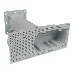 Puszka elektroinstalacyjna do dociepleń 3xgniazdo 230x100x250mm KEZ-3_KB