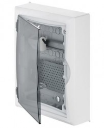 Rozdzielnica modułowa 2x12 n/t ECONOMIC BOX RN 2/24 MULTIMEDIALNA drzwi transparentne (N+PE) IP40 2505-21