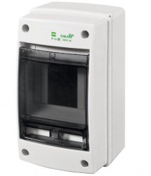 Rozdzielnica modułowa hermetyczna GALANT PLUS RN 1/3+1 drzwi transparentne (N+PE) IP65 1600-01