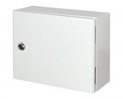 Rozdzielnica modułowa hermetyczna n/t IP65 RH 12 /1x12/ RAL 7035 drzwi pełne z zamkiem RH 12 DP 6-741-DP