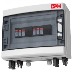 Rozdzielnica PV 2MPPT ogranicznik przepięć DC typ 2 Phoenix Contact wkładka 16A gPV 1000V DC BOX 90PV006